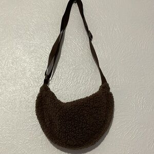 NWOT No Boundaries Brown Crescent Shoulder Bag